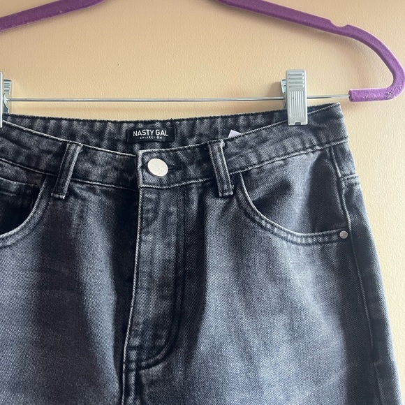 Nasty Gal High Rise Black Jeans - Picture 3 of 9